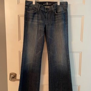 7 For All Mankind Dojo Lexie Petite Flare Size 30